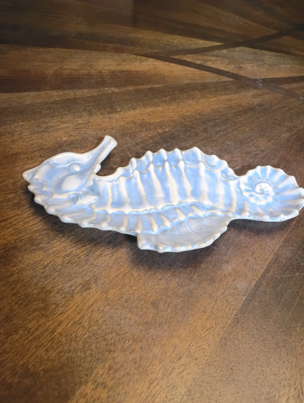 Cracker Barrel Susan Winget Stoneware Seahorse Trinket Dish Coastal Beach Decor - Picture 7 of 9